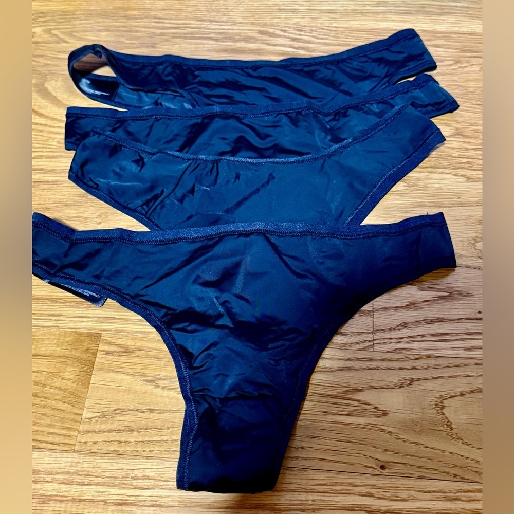 Women Lot Of 5 New iris & Lilly Thong Panties Size L​​